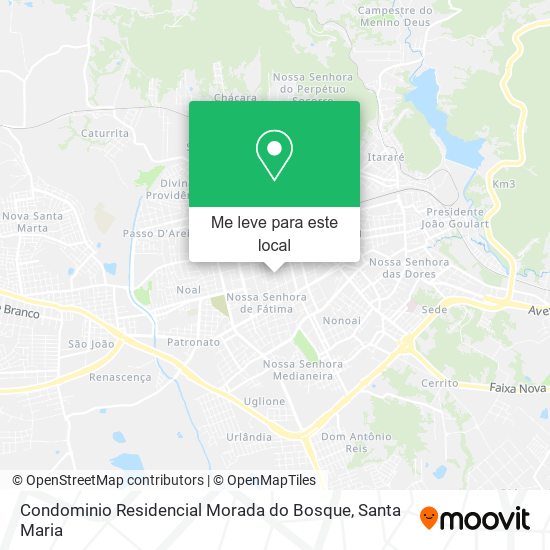 Condominio Residencial Morada do Bosque mapa