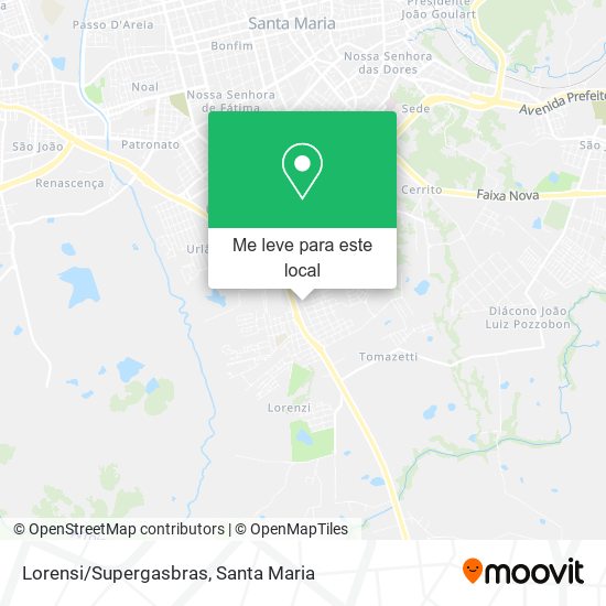Lorensi/Supergasbras mapa