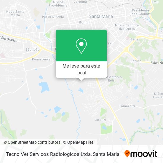 Tecno Vet Servicos Radiologicos Ltda mapa