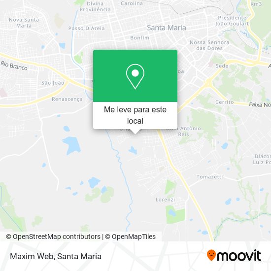Maxim Web mapa