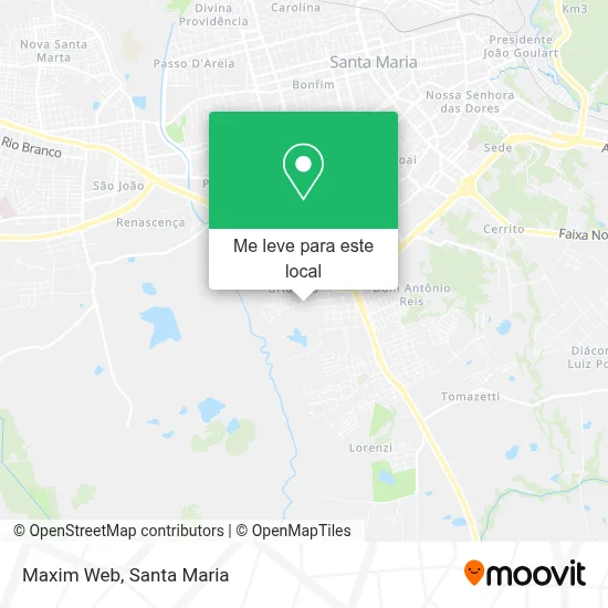 Maxim Web mapa