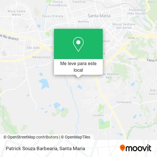 Patrick Souza Barbearia mapa