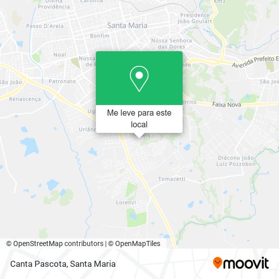 Canta Pascota mapa