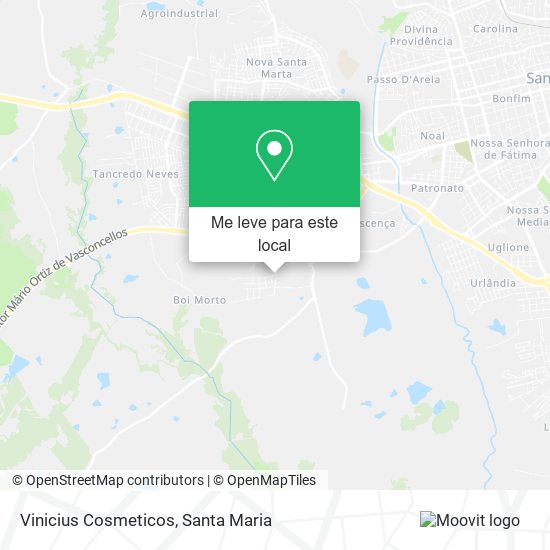 Vinicius Cosmeticos mapa