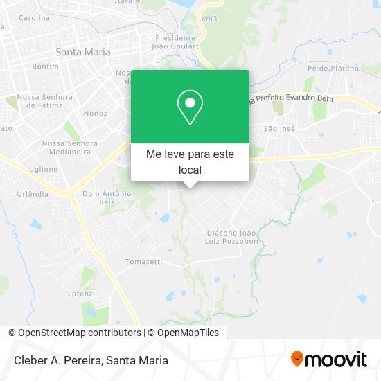 Cleber A. Pereira mapa
