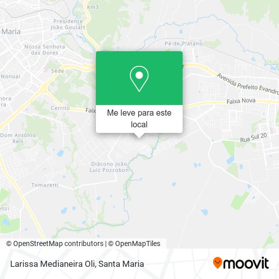 Larissa Medianeira Oli mapa