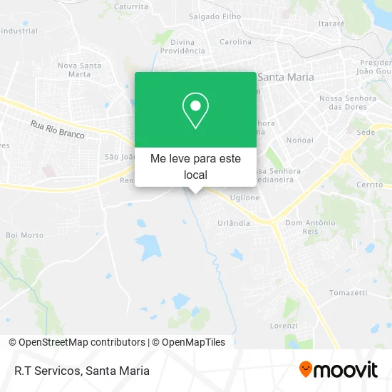 R.T Servicos mapa