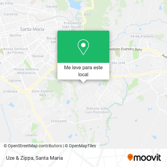 Uze & Zippa mapa