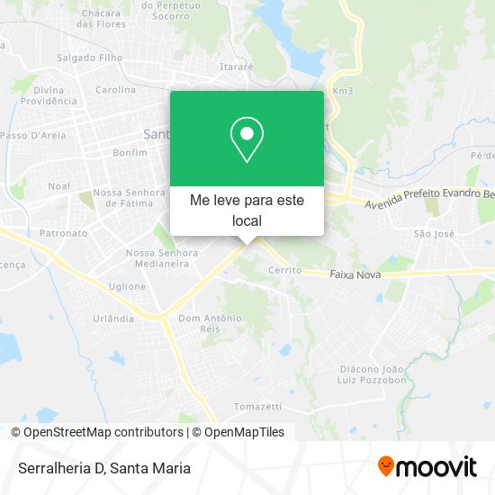 Serralheria D mapa