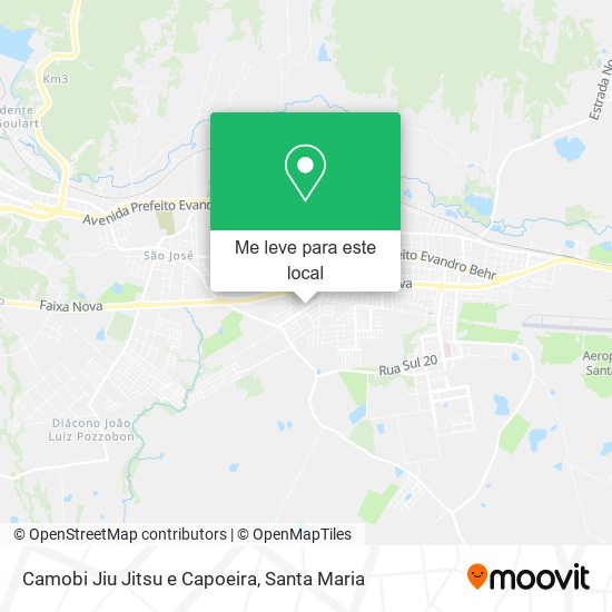 Camobi Jiu Jitsu e Capoeira mapa
