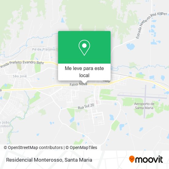 Residencial Monterosso mapa