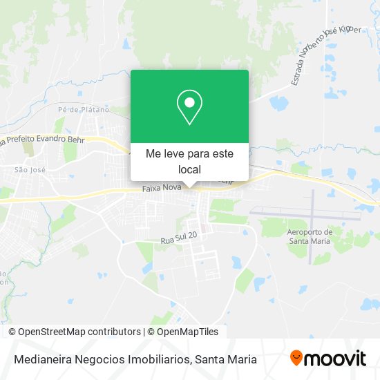 Medianeira Negocios Imobiliarios mapa