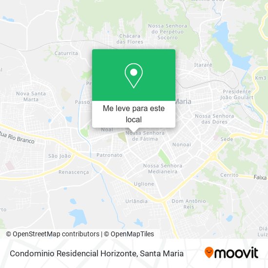 Condominio Residencial Horizonte mapa