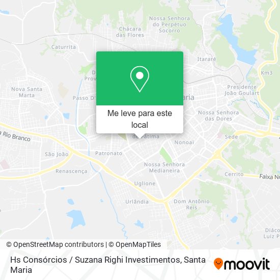 Hs Consórcios / Suzana Righi Investimentos mapa