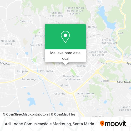 Adi Loose Comunicação e Marketing mapa