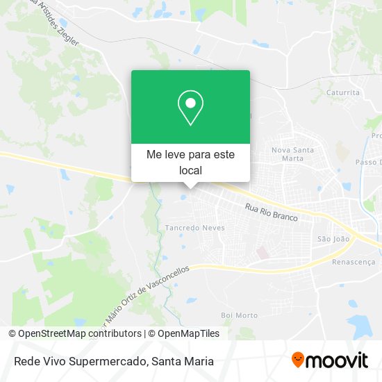 Rede Vivo Supermercado mapa