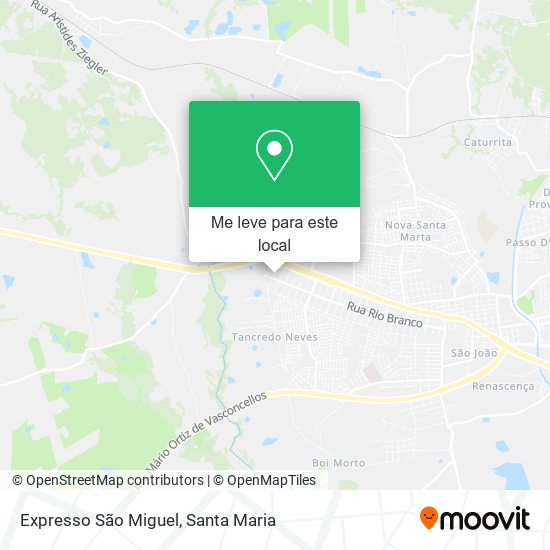 Expresso São Miguel mapa
