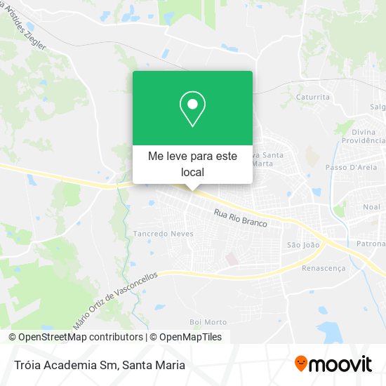 Tróia Academia Sm mapa