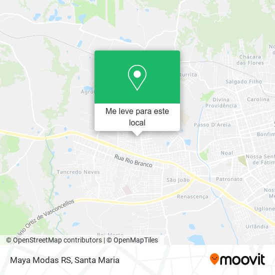 Maya Modas RS mapa