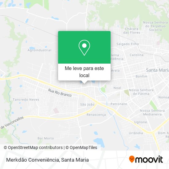 Merkdão Conveniência mapa