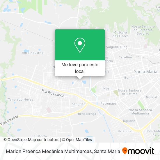 Marlon Proença Mecânica Multimarcas mapa