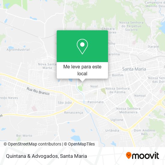 Quintana & Advogados mapa