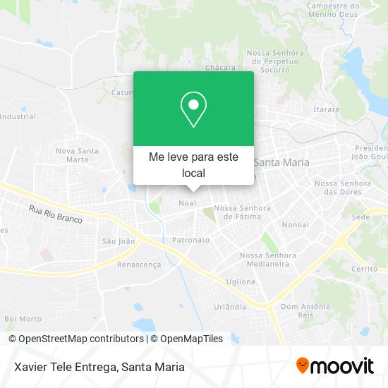 Xavier Tele Entrega mapa