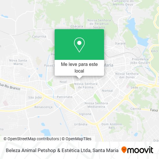 Beleza Animal Petshop & Estética Ltda mapa