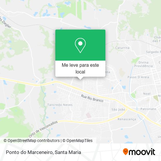 Ponto do Marceneiro mapa