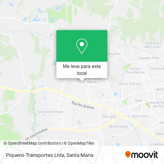 Piqueno Transportes Ltda mapa