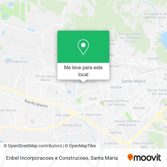 Enbel Incorporacoes e Construcoes mapa