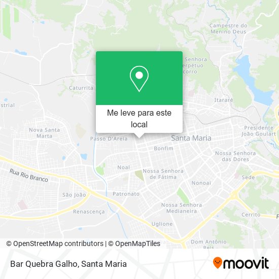 Bar Quebra Galho mapa