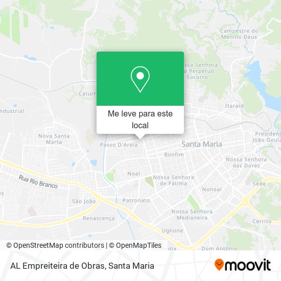 AL Empreiteira de Obras mapa