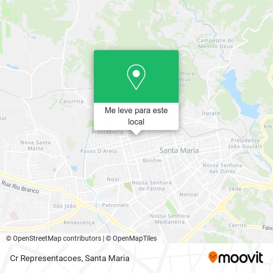 Cr Representacoes mapa