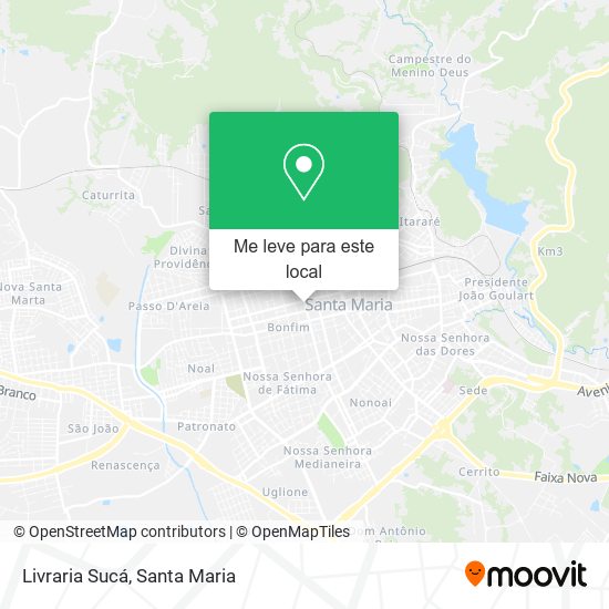 Livraria Sucá mapa