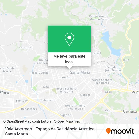 Vale Arvoredo - Espaço de Residência Artística mapa