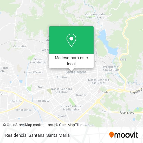 Residencial Santana mapa