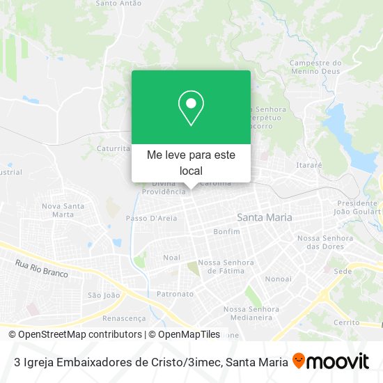 3 Igreja Embaixadores de Cristo / 3imec mapa