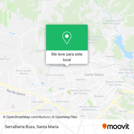 Serralheria Buss mapa