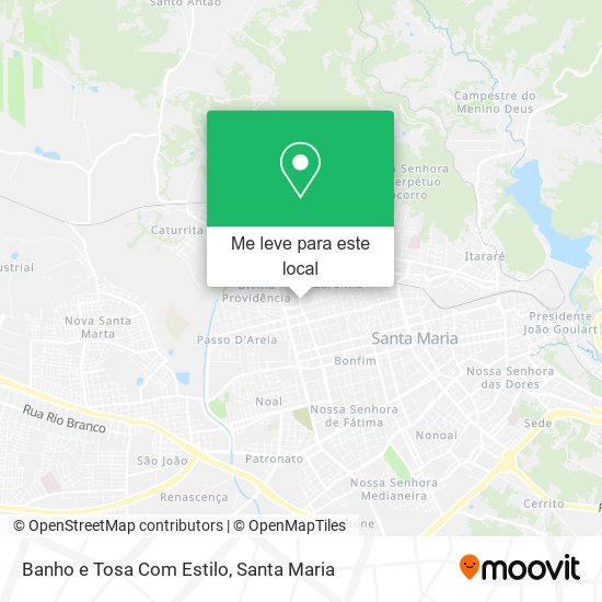 Banho e Tosa Com Estilo mapa