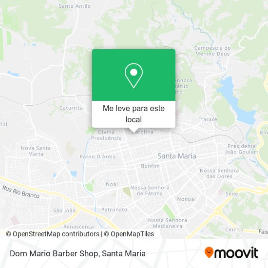 Dom Mario Barber Shop mapa