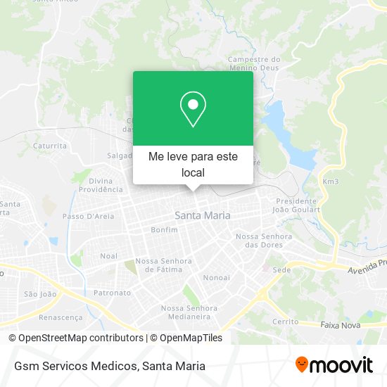 Gsm Servicos Medicos mapa