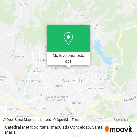 Catedral Metropolitana Imaculada Conceição mapa