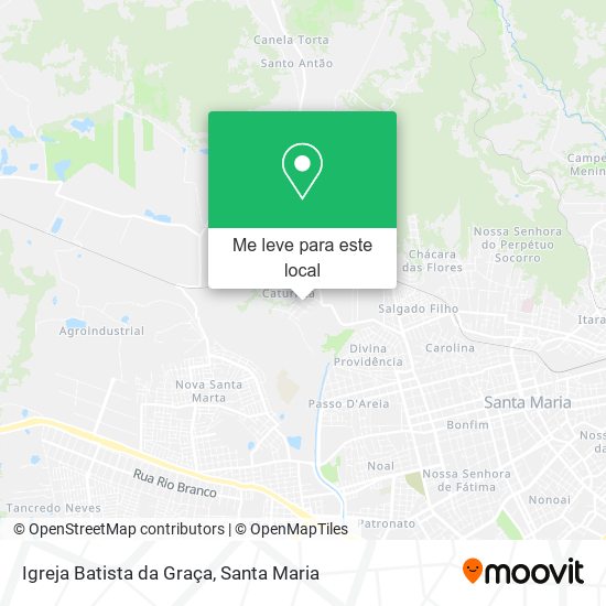 Igreja Batista da Graça mapa