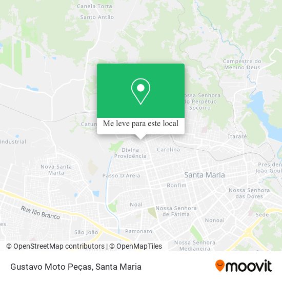 Gustavo Moto Peças mapa
