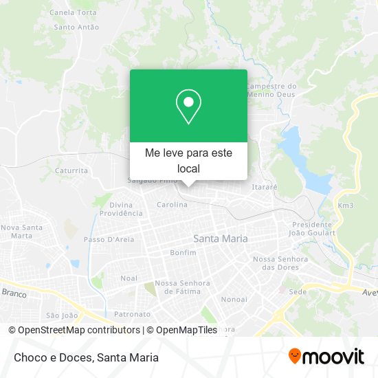 Choco e Doces mapa