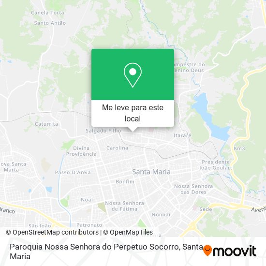 Paroquia Nossa Senhora do Perpetuo Socorro mapa