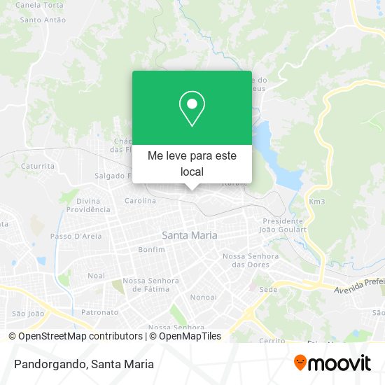 Pandorgando mapa