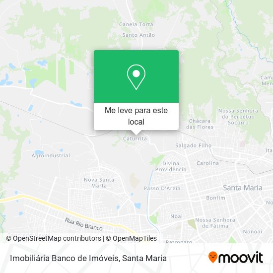 Imobiliária Banco de Imóveis mapa