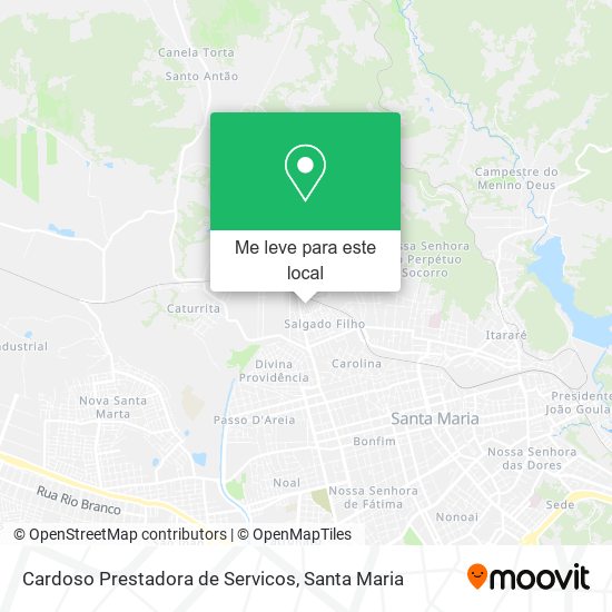 Cardoso Prestadora de Servicos mapa